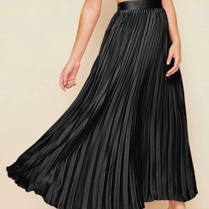 Accordian maxi skirt